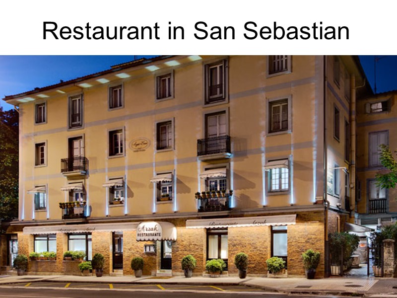 Restaurant in San Sebastian